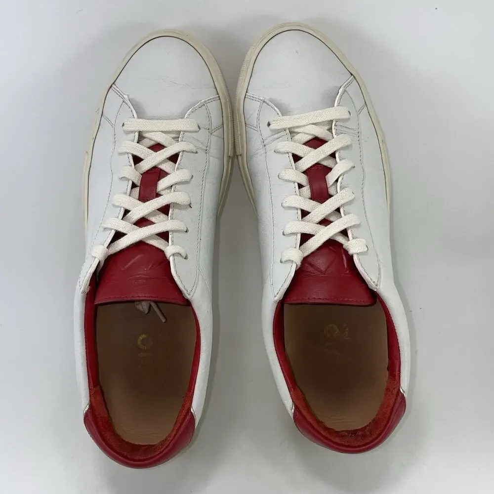 Koio Capri Womens Size 9 EU 39 White Leather Low Top Luxury Sneakers Italy